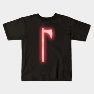 Spiritual Weapon (Red Battleaxe) Kids T-Shirt